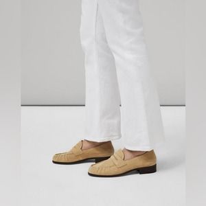 Rag & Bone Womens Suede Sid Penny Loafer Suede in Dune 39